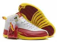 chaussure man classic jordan 12 air 2013 style exquis new white red